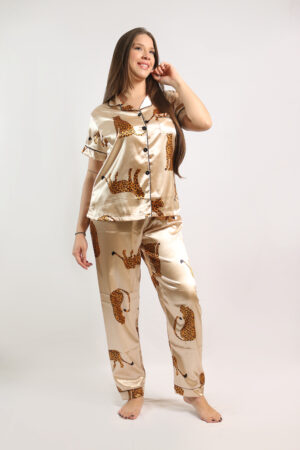 PIJAMA LEOPARDO DORADO